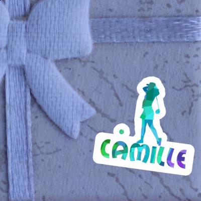 Autocollant Golfeuse Camille Gift package Image