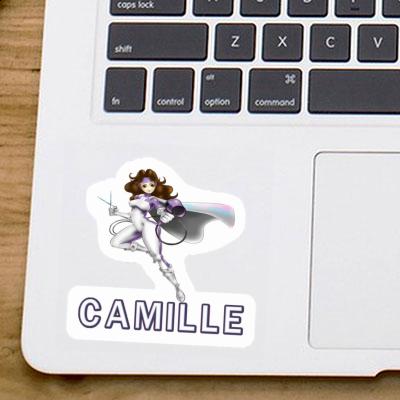 Camille Sticker Hairdresser Notebook Image