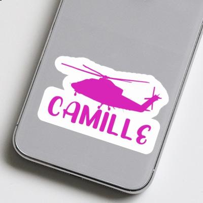 Helicopter Sticker Camille Laptop Image