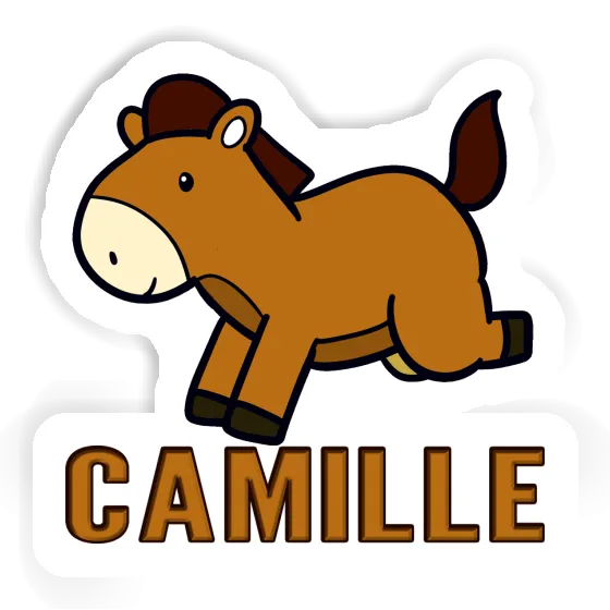 Sticker Camille Horse Laptop Image