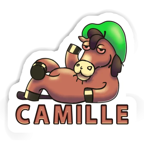 Sticker Camille Pferd Notebook Image