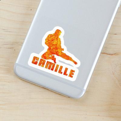 Sticker Karateka Camille Notebook Image