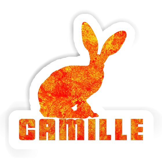 Rabbit Sticker Camille Notebook Image