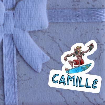 Camille Sticker Surfer Image