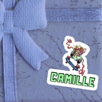 Camille Autocollant Skateur Notebook Image