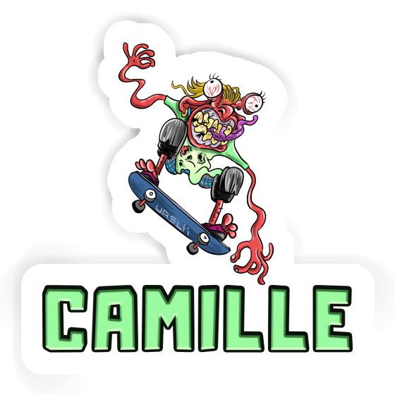 Camille Autocollant Skateur Image