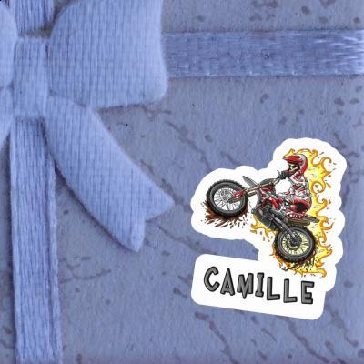 Sticker Camille Motocrossfahrer Laptop Image