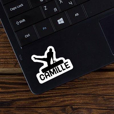 Gymnast Sticker Camille Notebook Image