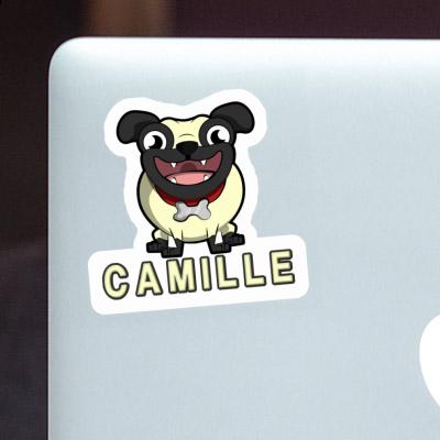 Camille Sticker Pug Image