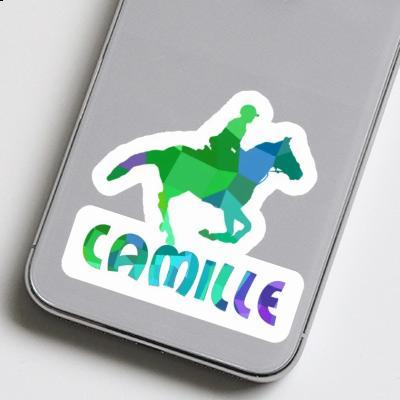 Sticker Horse Rider Camille Notebook Image