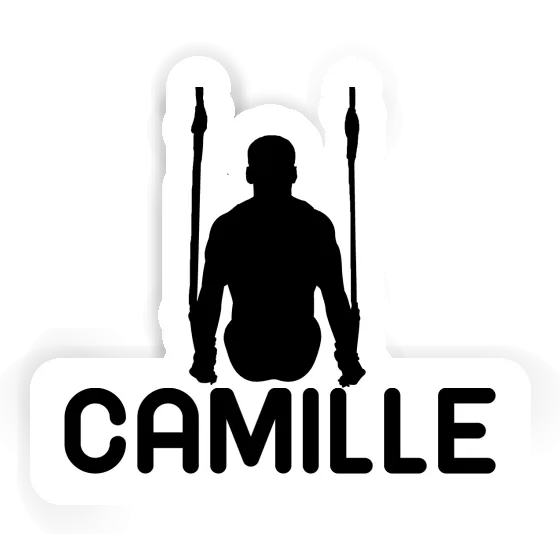 Sticker Ring gymnast Camille Notebook Image