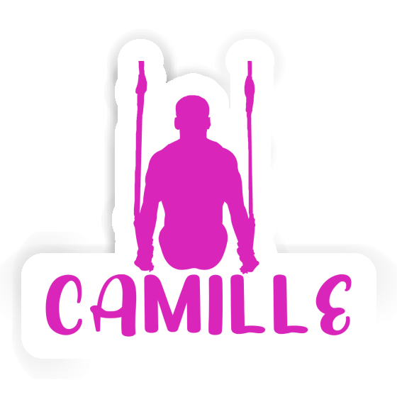 Camille Sticker Ring gymnast Notebook Image