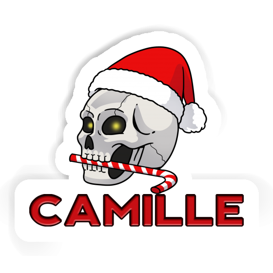 Sticker Christmas Skull Camille Gift package Image