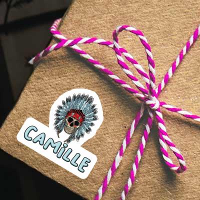 Sticker Camille Skull Laptop Image