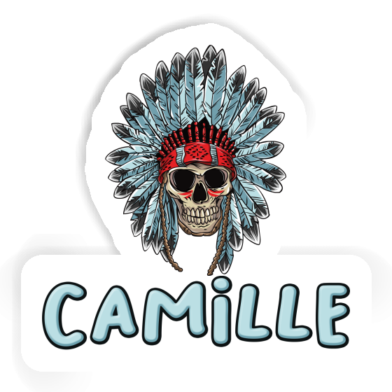 Sticker Camille Skull Notebook Image