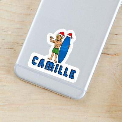 Sticker Christmas Surfer Camille Gift package Image