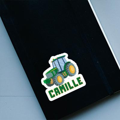 Camille Sticker Tractor Laptop Image