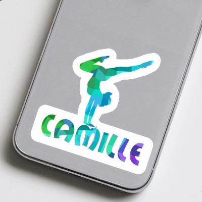 Camille Sticker Yoga Woman Gift package Image