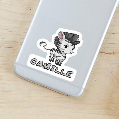 Zebra Sticker Camille Laptop Image