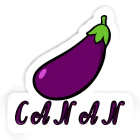 Eggplant Sticker Canan Image