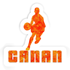 Canan Sticker Basketball Player Image