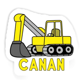 Excavator Sticker Canan Image