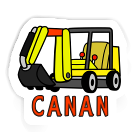 Mini-Excavator Sticker Canan Image