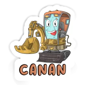 Excavator Sticker Canan Image