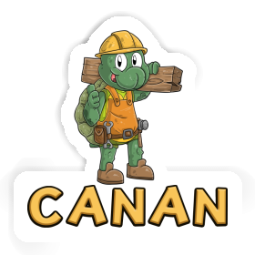 Sticker Construction worker Canan Image