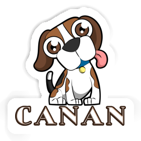 Sticker Beagle Dog Canan Image