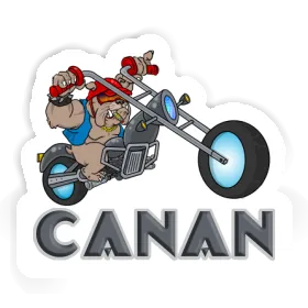 Canan Sticker Biker Image