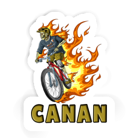 Sticker Canan Freeride Biker Image