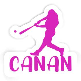 Baseball Player Sticker Canan Image