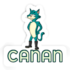 Sticker Canan Standing Cat Image