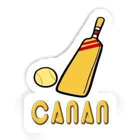 Sticker Canan Cricket Bat Image