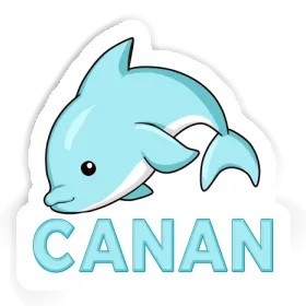 Canan Sticker Dolphin Image