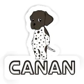 Autocollant Chien de chasse Canan Image