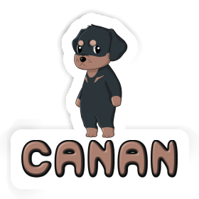 Rottweiler Autocollant Canan Image