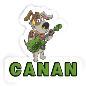 Sticker Guitarist Canan Image