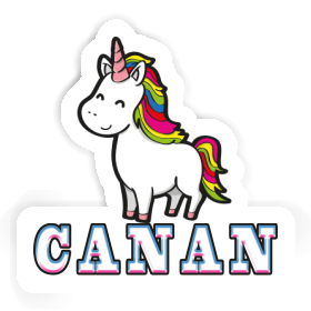 Sticker Canan Unicorn Image