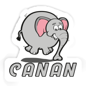 Jumping Elephant Sticker Canan Image