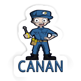 Electrician Sticker Canan Image