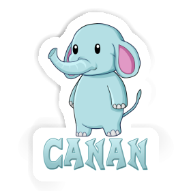 Sticker Canan Elephant Image