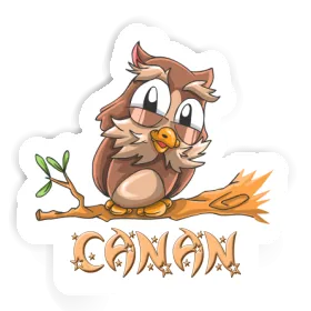 Sticker Canan Owl Image