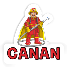 Sticker Firefighter Canan Image