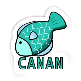 Sticker Canan Fish Image