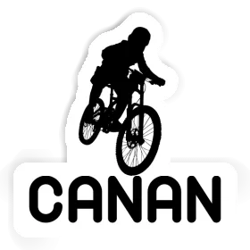 Sticker Canan Freeride Biker Image