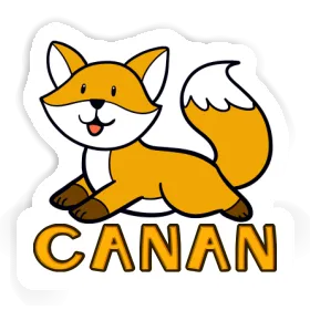 Canan Sticker Fox Image