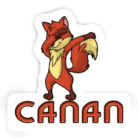 Sticker Canan Dabbing Fox Image