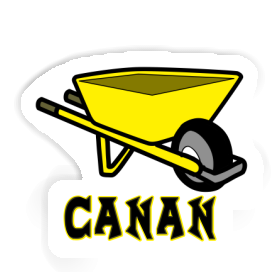 Canan Sticker Wheelbarrow Image